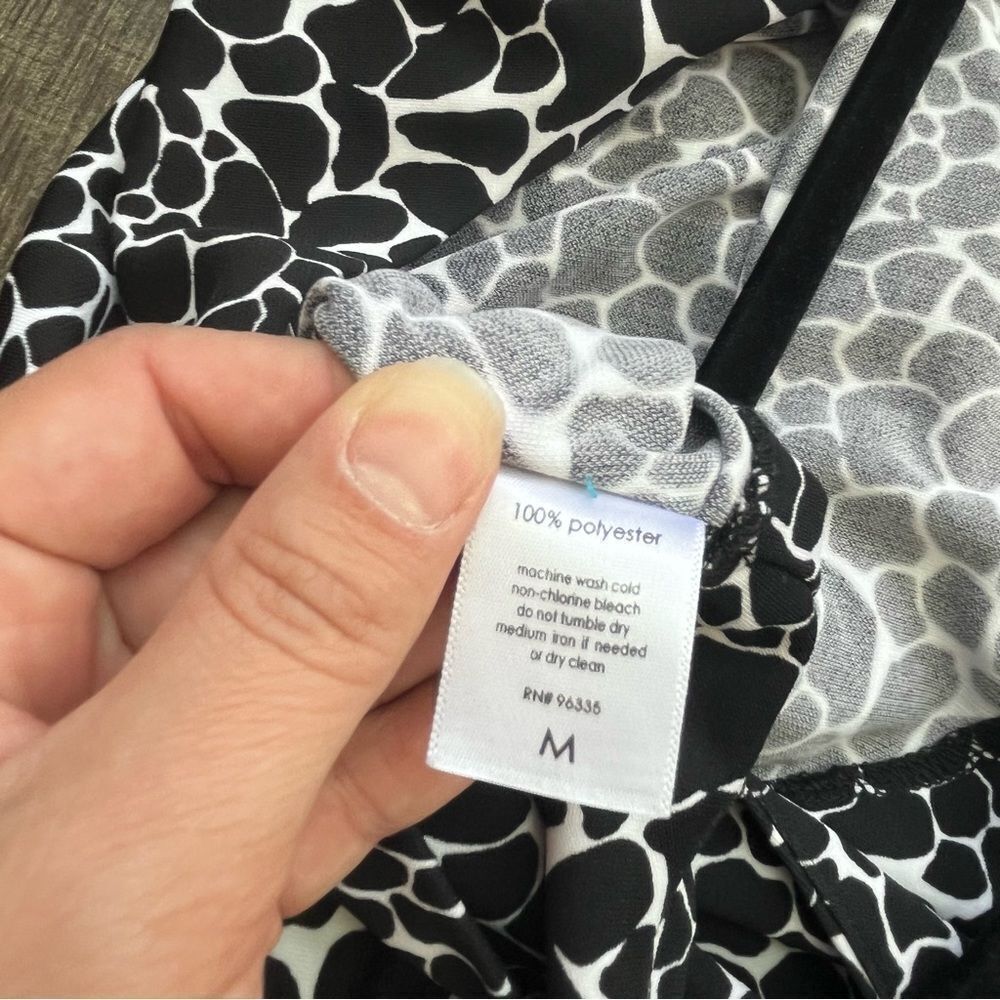 Susana Mónaco Black and White Dress Size M - Picture 10 of 12